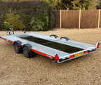Back Of Brian James A-Transporter Car Trailer For Hire In Hampshire