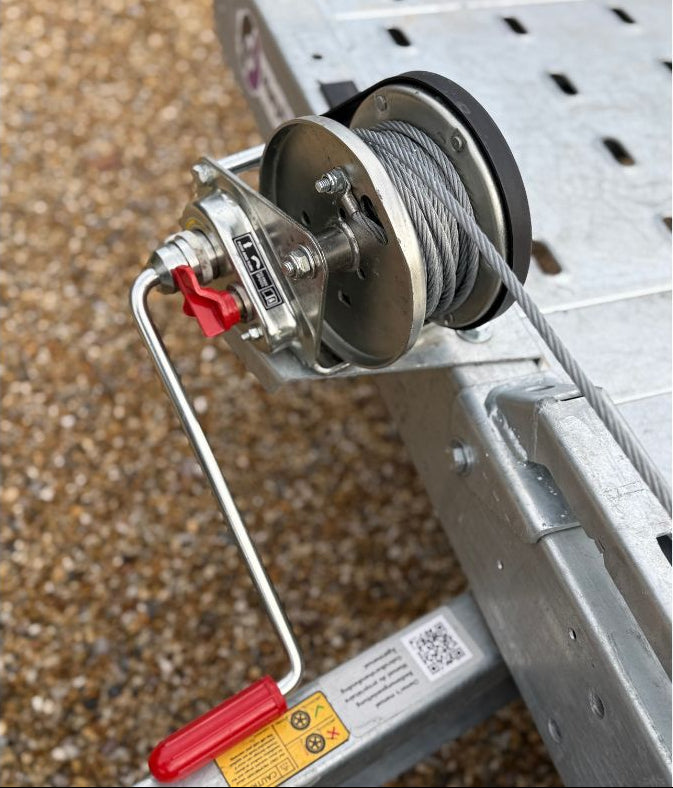 Brian James A-Transporter Car Trailer Manual Winch Kit For Hire In Hampshire
