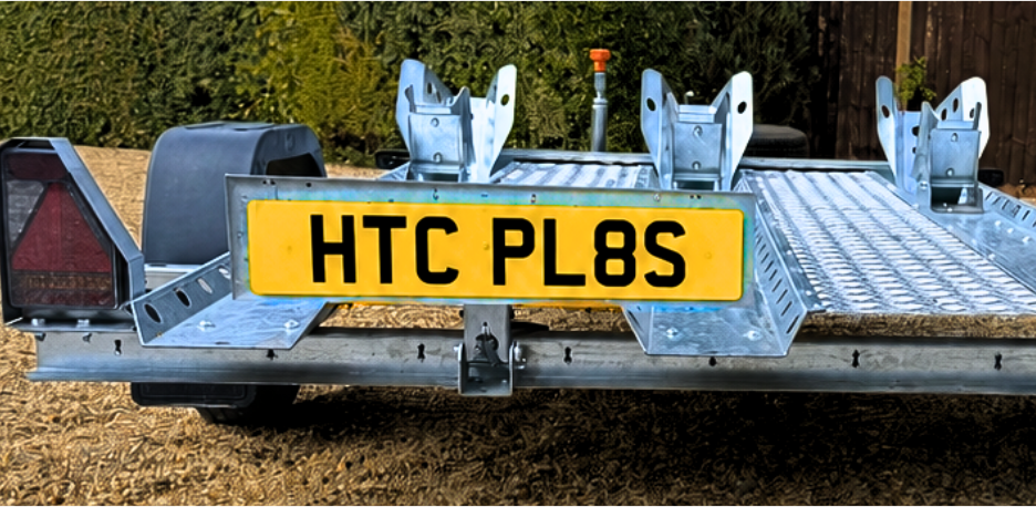 Print your Number Plate Today At Hampshire Trailer Co