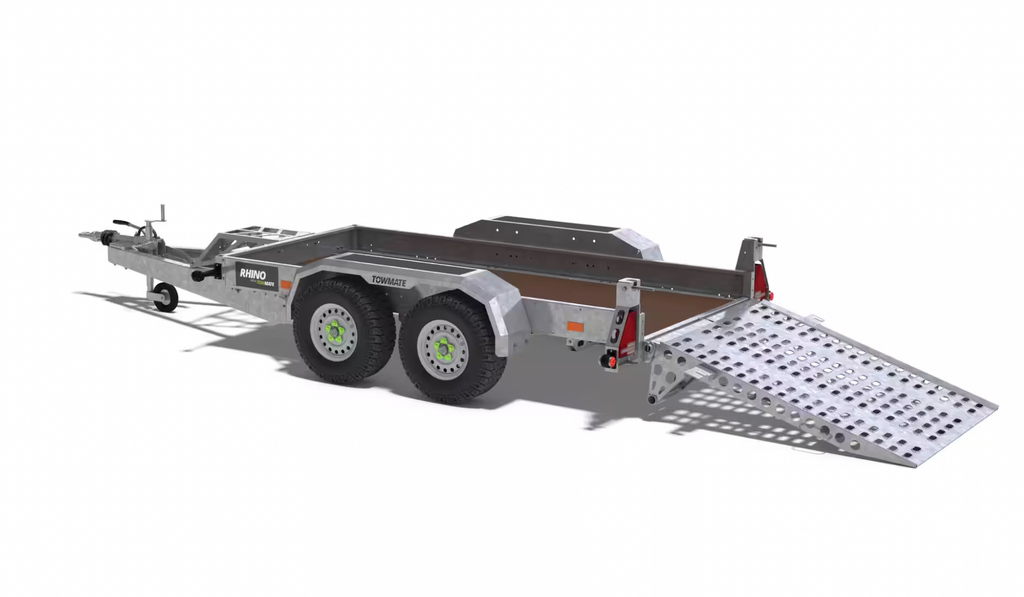 Rear of TowMate Rhino Plant Trailer for Hire for hire near southampton, portsmouth, hampshire